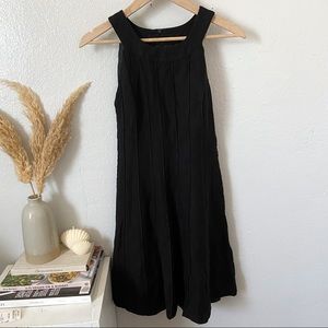 Formal black high neck dress